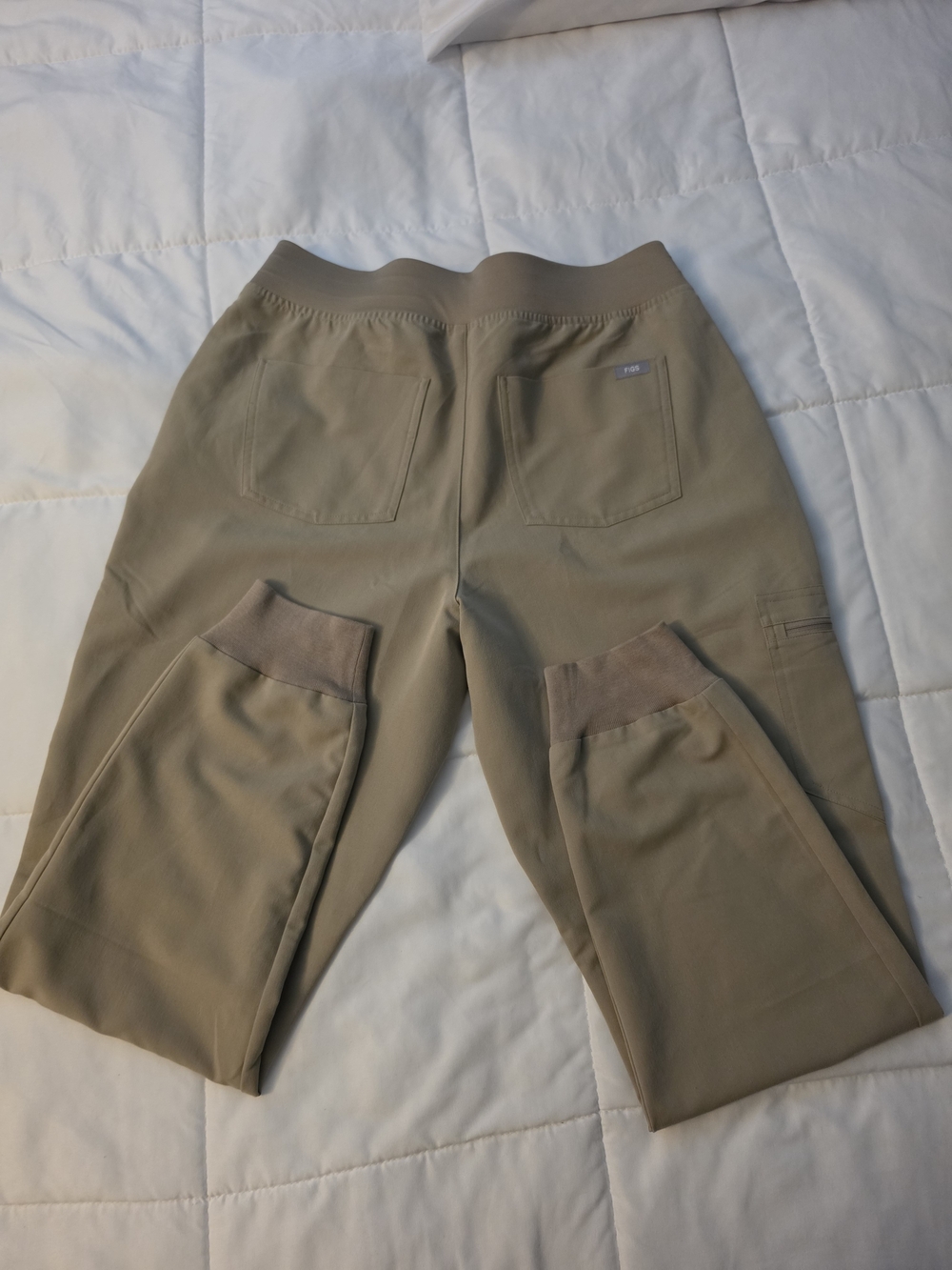 Figs Tan Jogger Scrub Pants